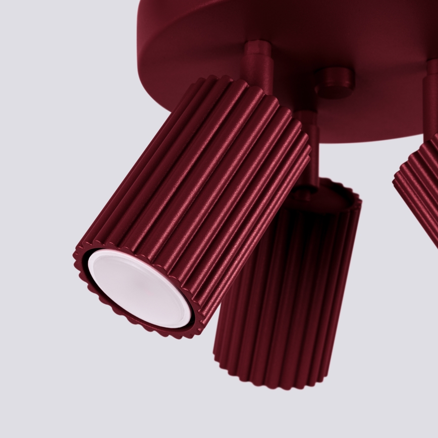 Brilagi - LED-spotlampa CRESTO 3xGU10/10W/230V bordeaux