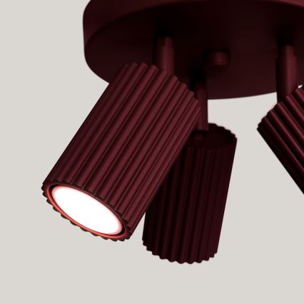 Brilagi - LED-spotlampa CRESTO 3xGU10/10W/230V bordeaux