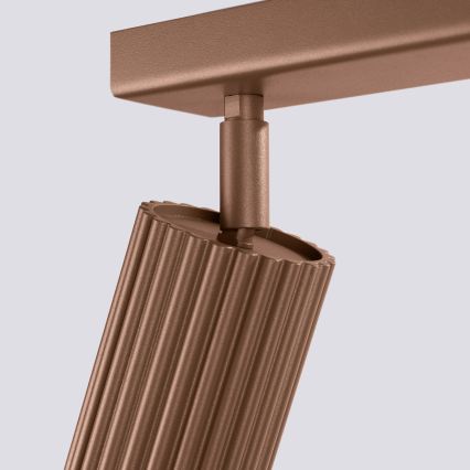 Brilagi - LED-spotlampa CRESTO 3xGU10/10W/230V brun