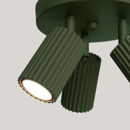 Brilagi - LED-spotlampa CRESTO 3xGU10/10W/230V grön