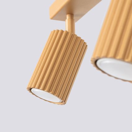 Brilagi - LED-spotlampa CRESTO 3xGU10/10W/230V guldig