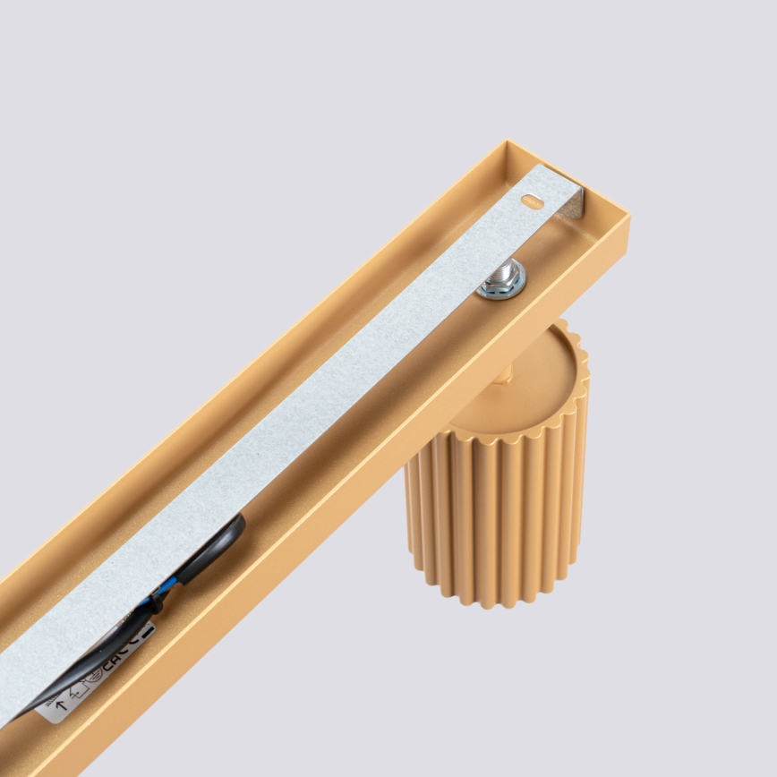 Brilagi - LED-spotlampa CRESTO 3xGU10/10W/230V guldig