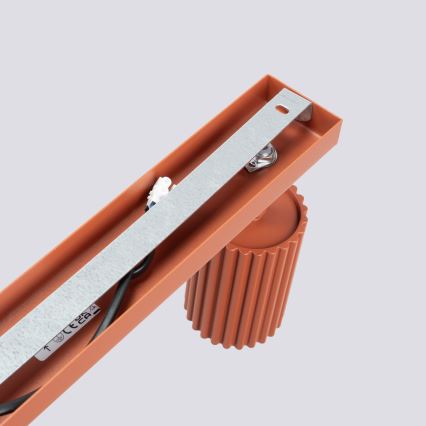 Brilagi - LED-spotlampa CRESTO 3xGU10/10W/230V, röd