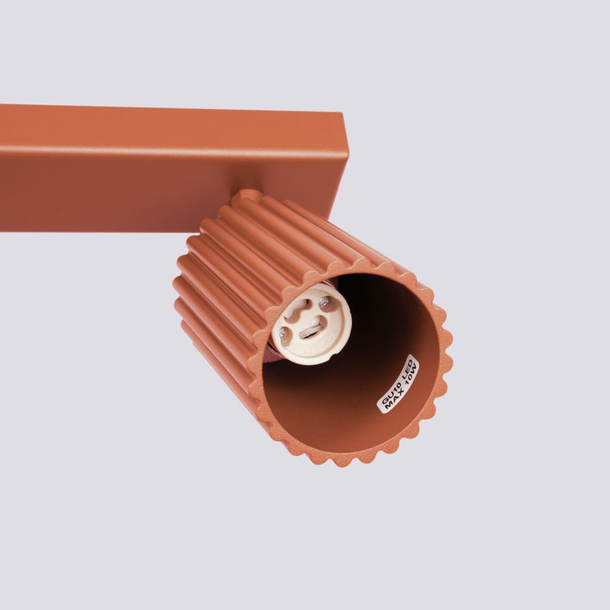 Brilagi - LED-spotlampa CRESTO 3xGU10/10W/230V, röd