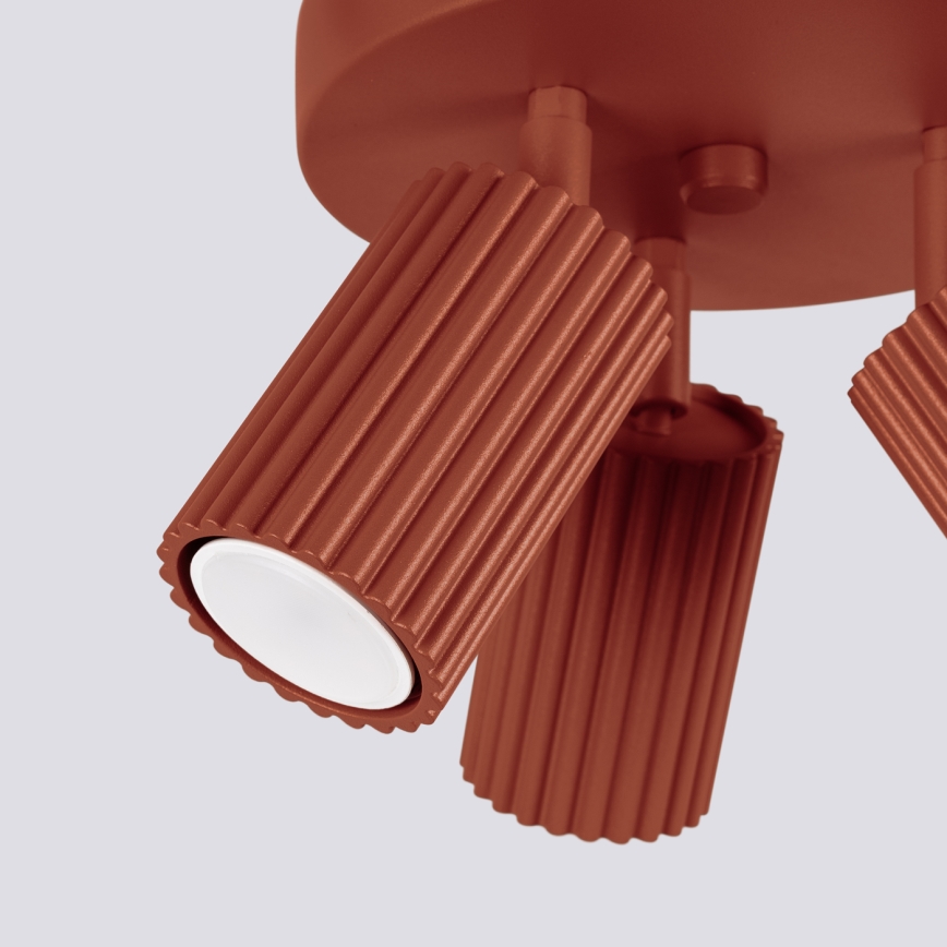 Brilagi - LED spotlampa CRESTO 3xGU10/10W/230V röd