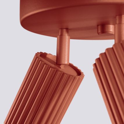 Brilagi - LED spotlampa CRESTO 3xGU10/10W/230V röd