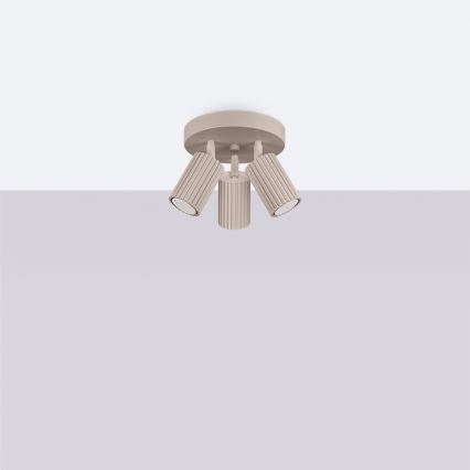 Brilagi - LED-spotlampa CRESTO 3xGU10/10W/230V taupe