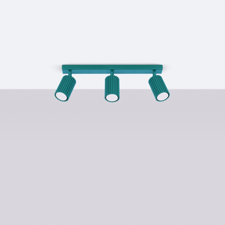 Brilagi - LED-spotlampa CRESTO 3xGU10/10W/230V turkos