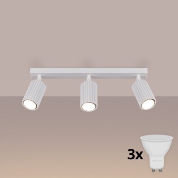 Brilagi - LED-spotlampa CRESTO 3xGU10/10W/230V vit