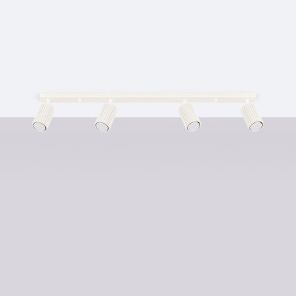 Brilagi - LED-spotlampa CRESTO 4xGU10/10W/230V krämfärgad