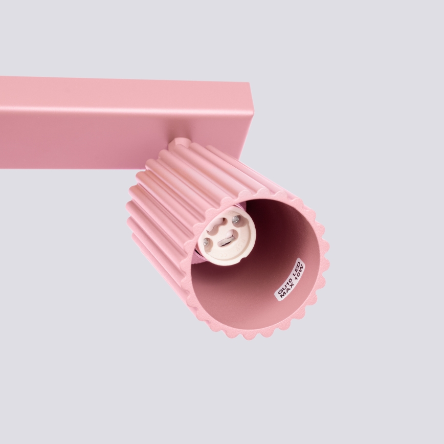 Brilagi - LED-spotlampa CRESTO 4xGU10/10W/230V rosa