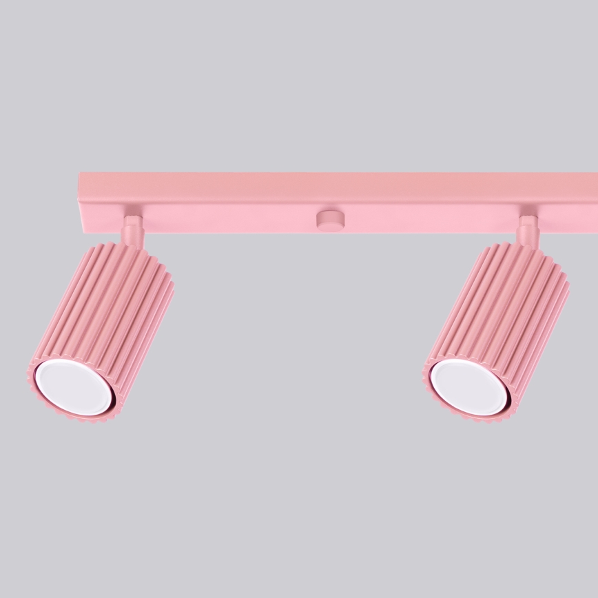 Brilagi - LED-spotlampa CRESTO 4xGU10/10W/230V rosa