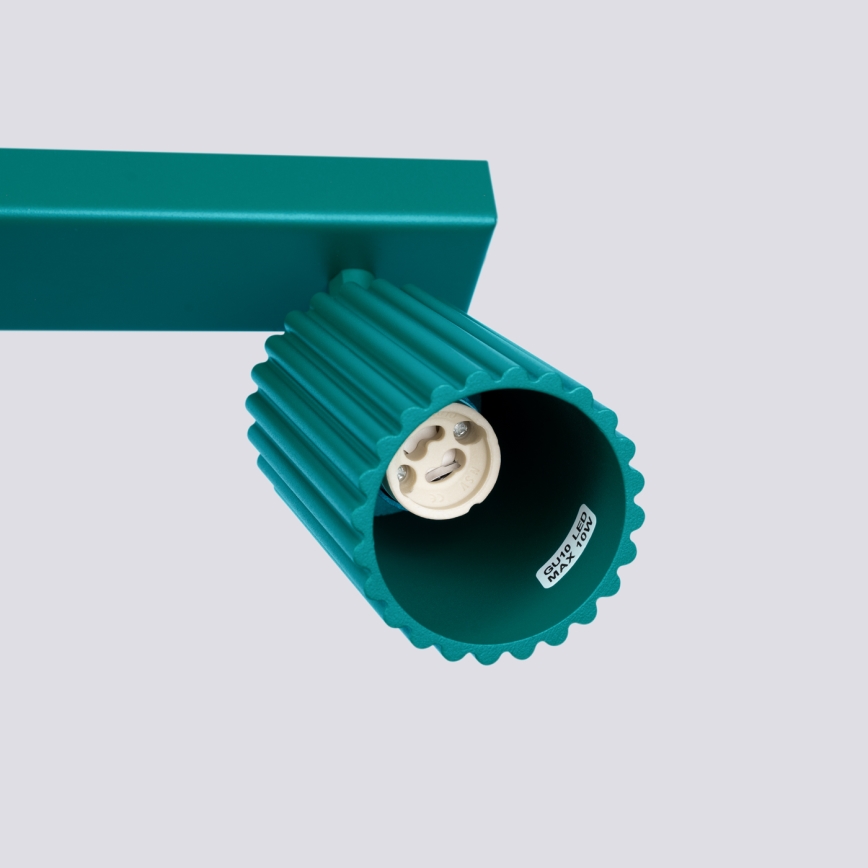 Brilagi - LED-spotlampa CRESTO 4xGU10/10W/230V turkos