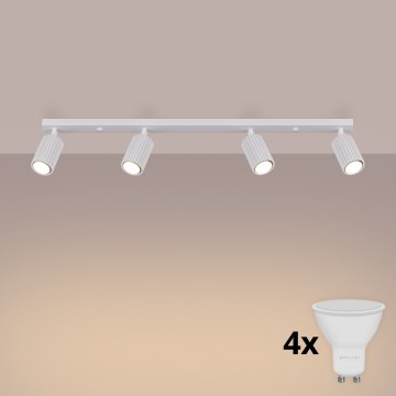 Brilagi - LED-spotlampa CRESTO 4xGU10/10W/230V vit