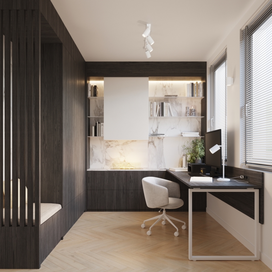 Brilagi - LED-spotlampa CRESTO 4xGU10/10W/230V vit