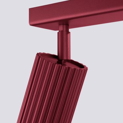 Brilagi - LED-spotlampa CRESTO 6xGU10/10W/230V vinröd