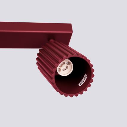 Brilagi - LED-spotlampa CRESTO 6xGU10/10W/230V vinröd