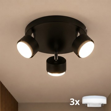 BRILAGI - LED-spotlampa MONO 3xGX53/30W/230V svart