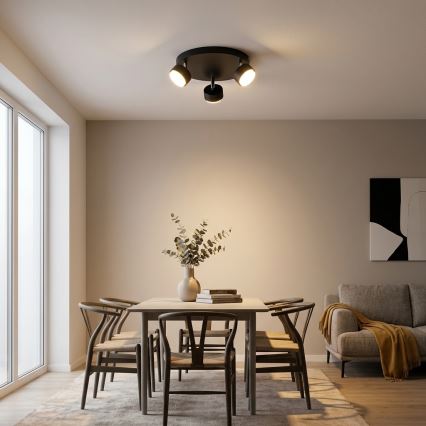 BRILAGI - LED-spotlampa MONO 3xGX53/30W/230V svart