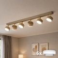 BRILAGI - LED spotlampa MONO 6xGX53/30W/230V beige/guld