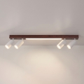 BRILAGI - LED-spotlampa SELE 4xGU10/30W/230V + LED/20W vit/körsbärsdekor