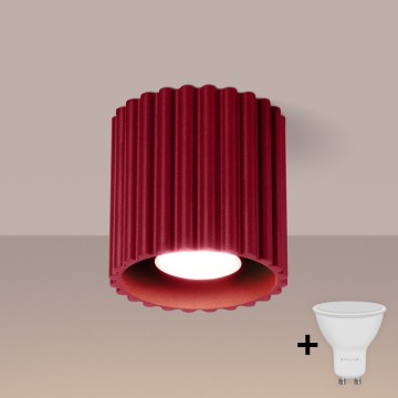 Brilagi - LED-spotlampa SFERA 1xGU10/10W/230V Ø 10 cm bordeaux