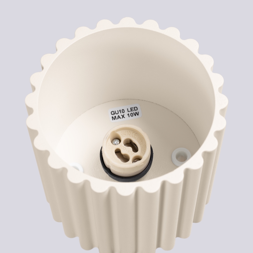 Brilagi - LED-spotlampa SFERA 1xGU10/10W/230V Ø 10 cm krämvit