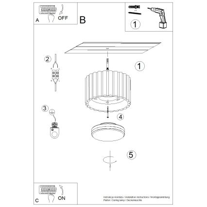 Brilagi - LED-spotlampa SFERA 1xGX53/30W/230V Ø 10 cm röd