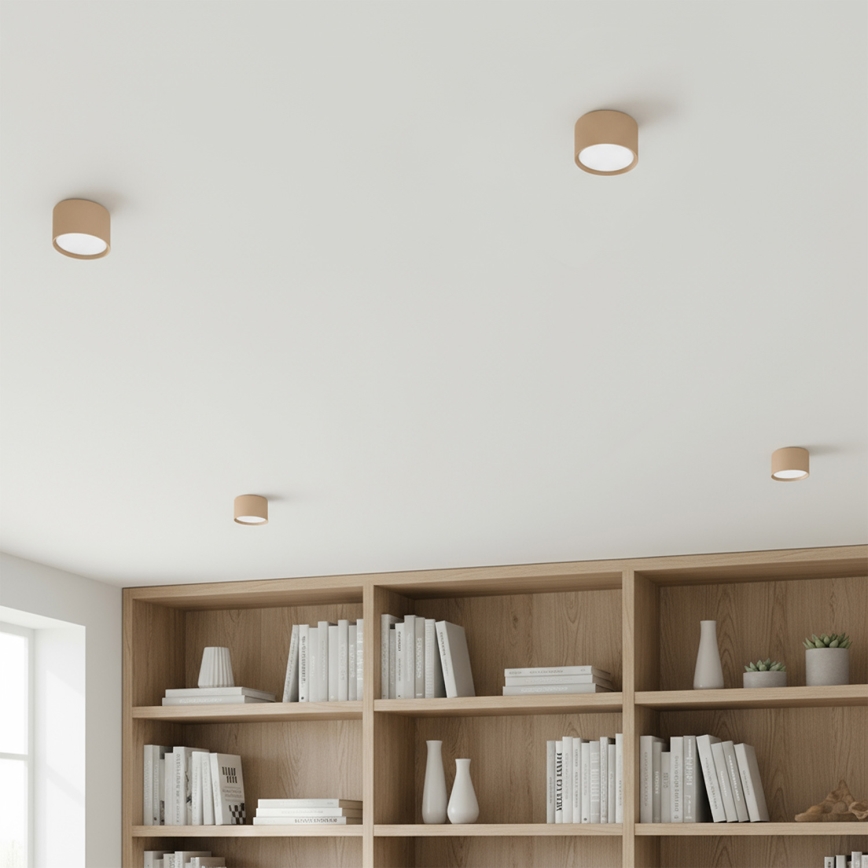 BRILAGI - LED Spotlampa SMOOTH 1xGX53/15W/230V 60x82 mm beige