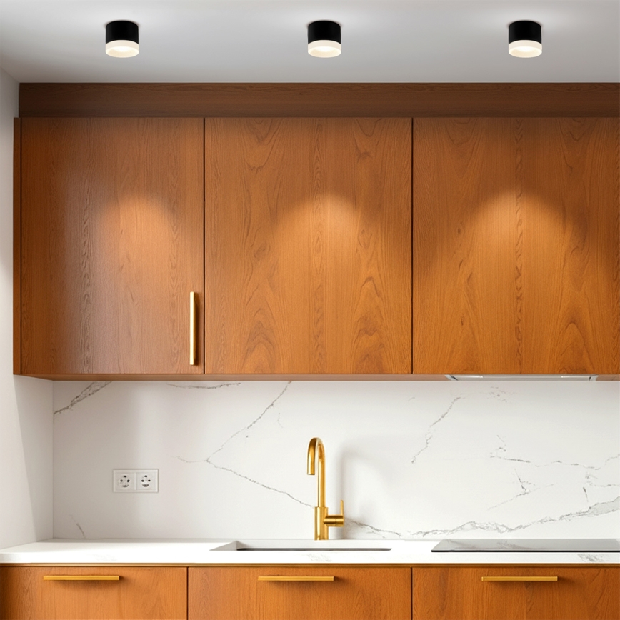 Brilagi - LED Spotlampa SMOOTH 1xGX53/15W/230V svart