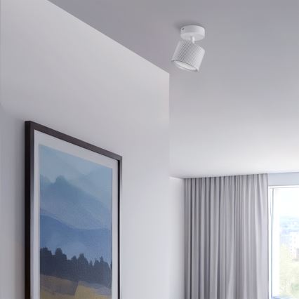BRILAGI - LED Spotlampa STRIPY 1xGX53/15W/230V pr. 82 mm vit