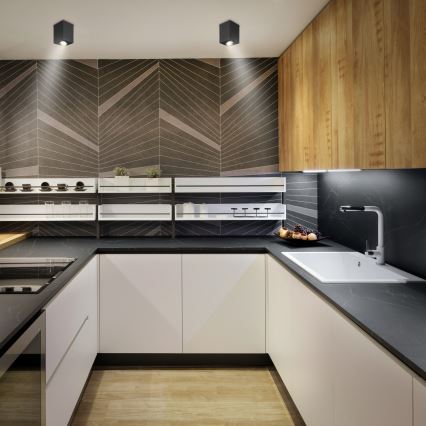 Brilagi - LED Spotlight MIA 1xGU10/30W/230V 100x80 mm svart