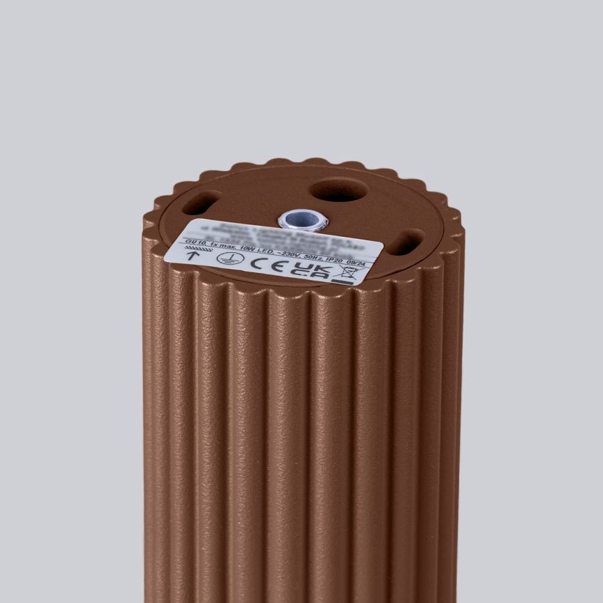 Brilagi - LED-spott CRESTO 1xGU10/10W/230V 10 cm brun