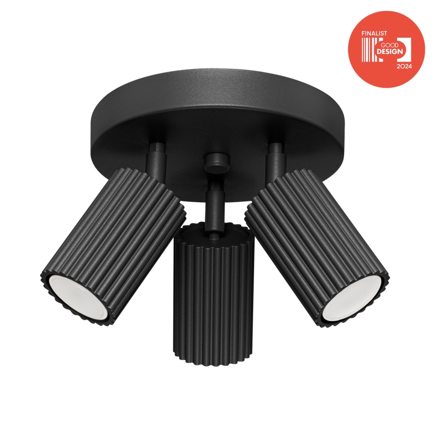 Brilagi - LED-spott CRESTO 3xGU10/10W/230V svart