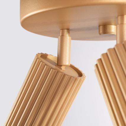 Brilagi - LED-spottarmatur CRESTO 3xGU10/10W/230V guld