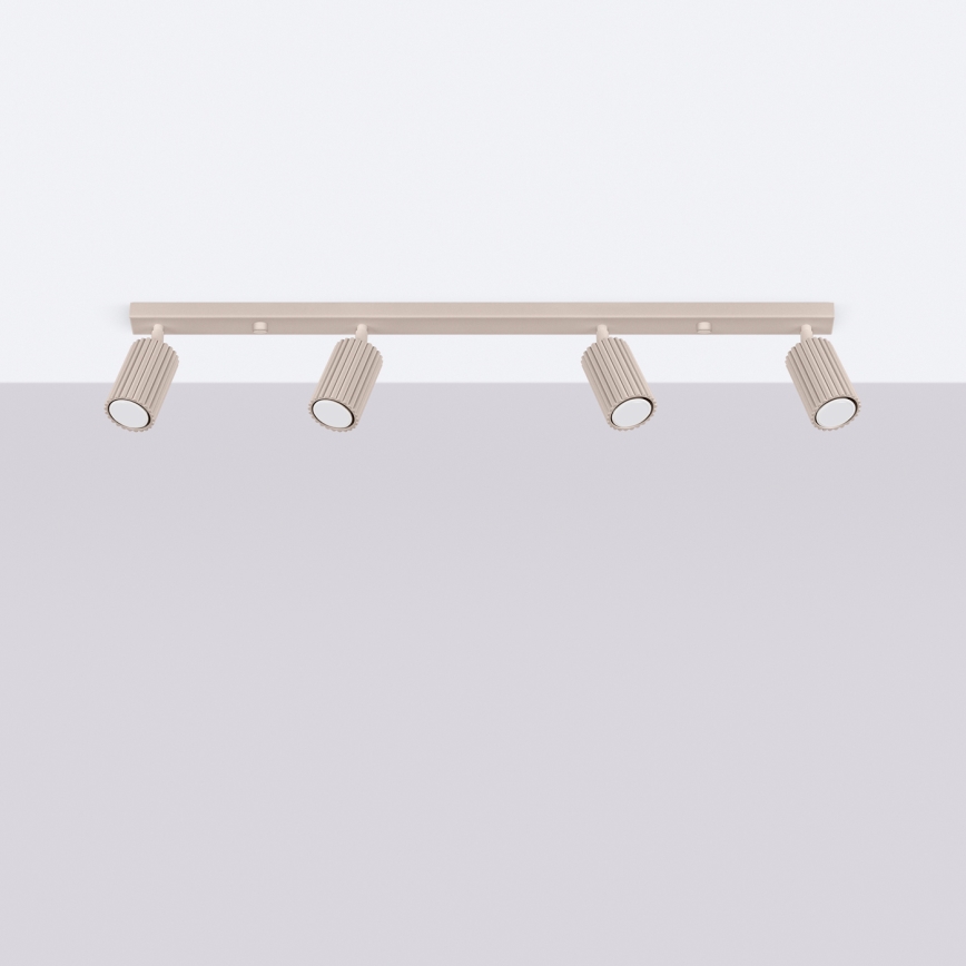 Brilagi - LED-spottarmatur CRESTO 4xGU10/10W/230V taupe