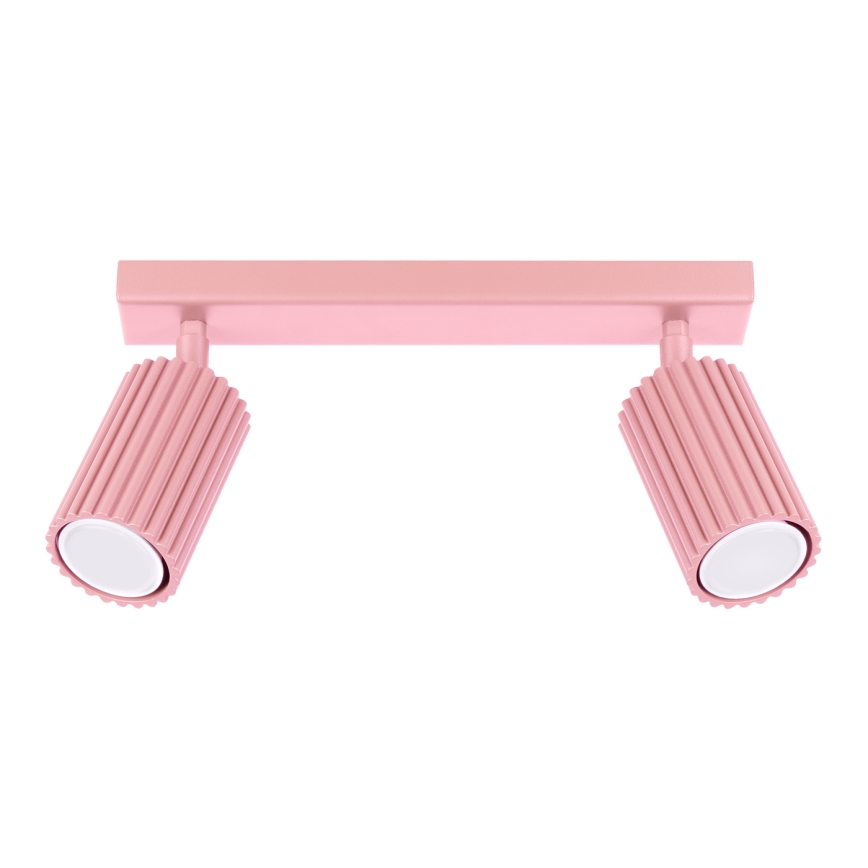 Brilagi - LED-spottlampa CRESTO 2xGU10/10W/230V rosa