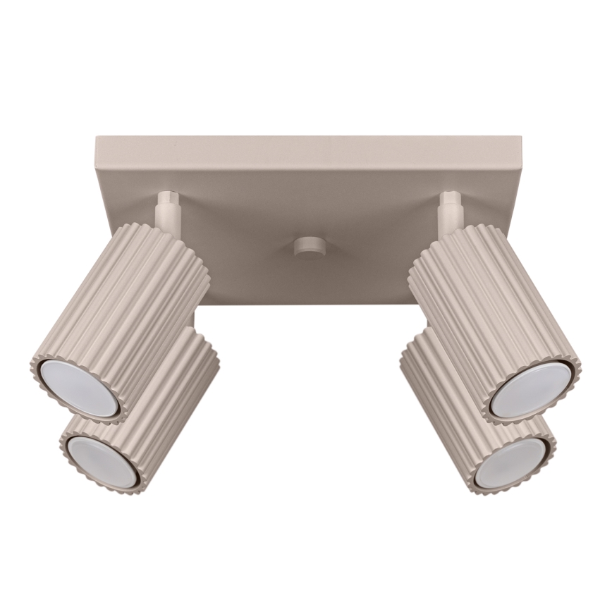 Brilagi - LED-spottlampa CRESTO 4xGU10/10W/230V taupe