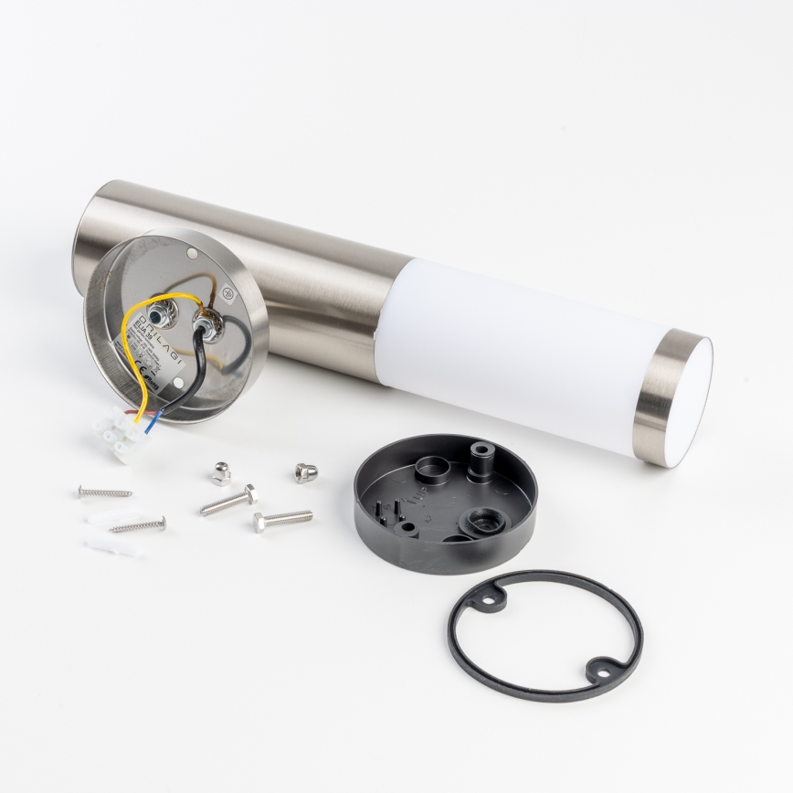 BRILAGI - LED-dimmbar utomhusvägglampa ELIA 1xE27/6W/230V 2700-6500K IP44 Wi-Fi mattkrom