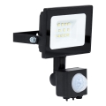 BRILAGI - LED-strålkastare med sensor ELARA ECO LED/10W/230V IP65
