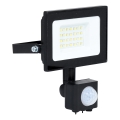 BRILAGI - LED-strålkastare med sensor ELARA ECO LED/20W/230V IP65