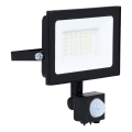 BRILAGI - LED-strålkastare med sensor ELARA ECO LED/30W/230V IP65