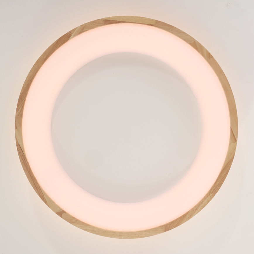 Brilagi - LED taklampa FALCON WOOD LED/40W/230V 3000/4000/6000K Ø 60 cm i trä