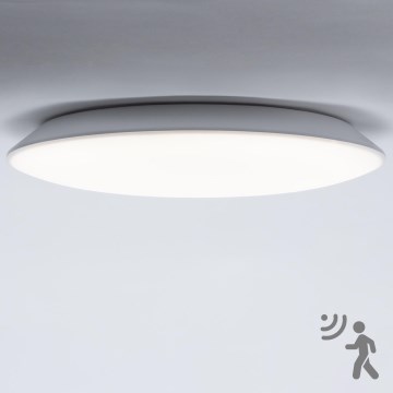 Brilagi - LED takarmatur för badrum med sensor VESTAS LED/18W/230V Ø 28 cm 3000K IP54