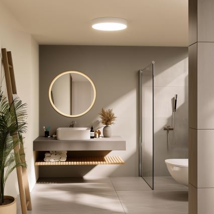 Brilagi - LED badrumstaklampa POOL LED/36W/230V 3000/4000/5500K Ø 40 cm IP54 vit