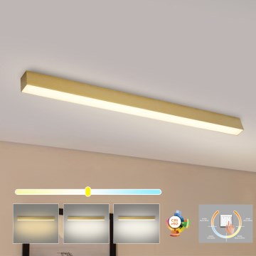 Brilagi - LED takarmatur för badrum SLEEKLINE LED/40W/230V 3000/4500/6000K guldfinish IP44