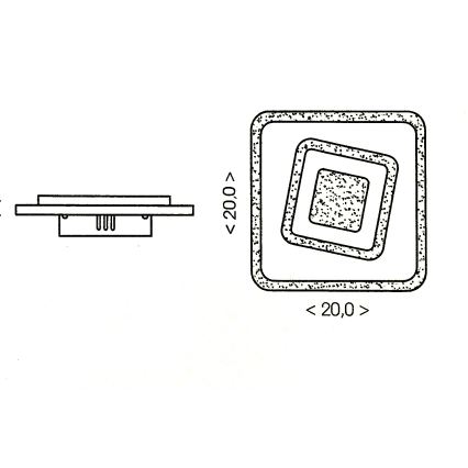 Brilagi - LED takarmatur MODERN MINI LED/32W/230V 3000/4000/6000K