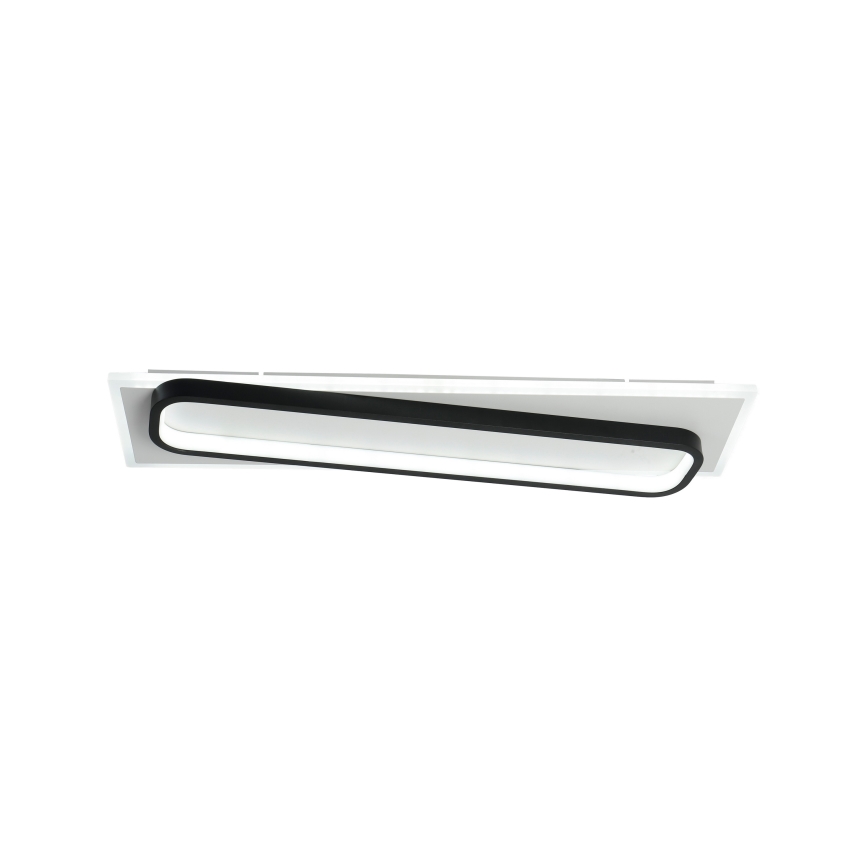 Brilagi - Dimbart LED-takarmatur OUTLINE LED/52W/230V 3000-6000K 15x60 cm vit/svart + fjärrkontroll