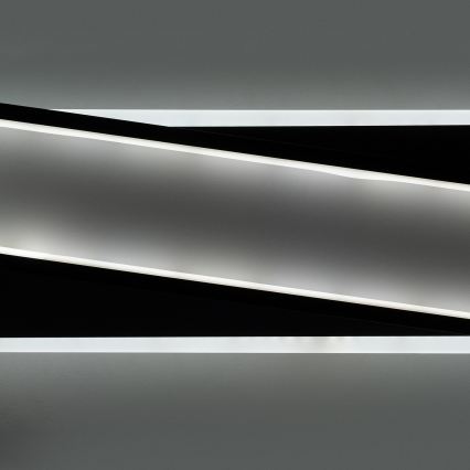 BRILAGI - Dimbart LED-takarmatur OUTLINE LED/52W/230V 3000-6000K 15x60 cm vit/svart + fjärrkontroll