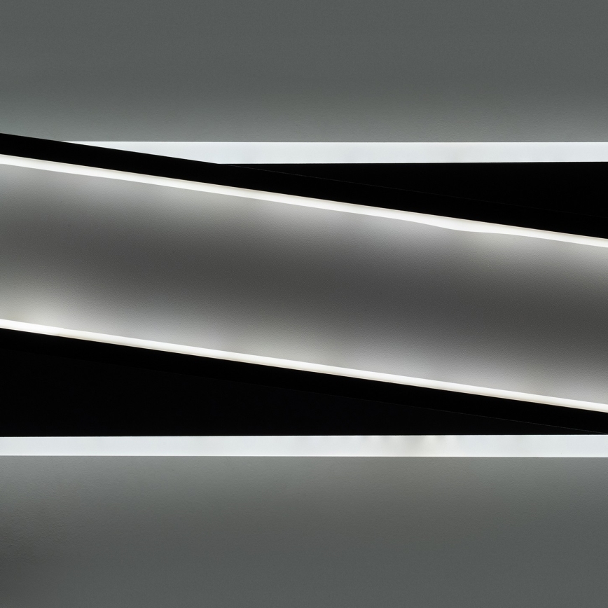 BRILAGI - Dimbart LED-takarmatur OUTLINE LED/52W/230V 3000-6000K 15x60 cm vit/svart + fjärrkontroll